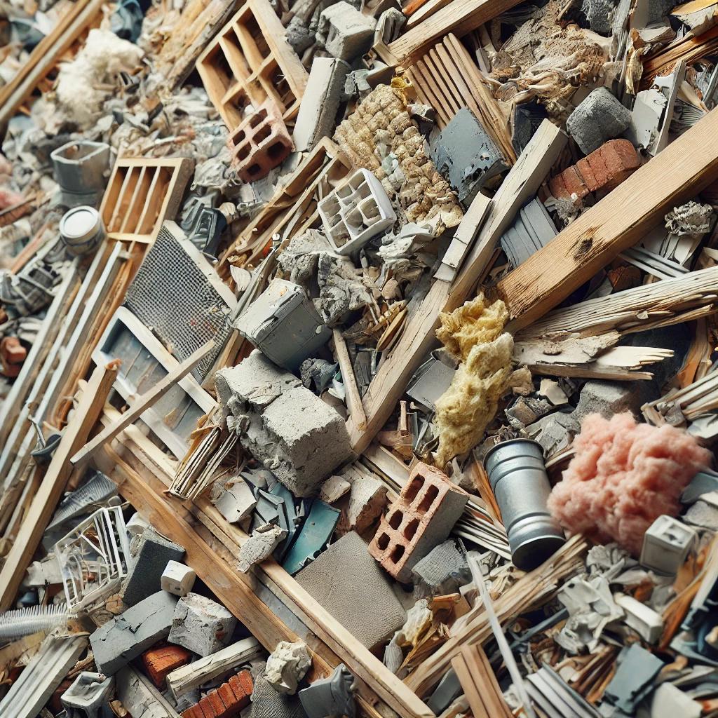 Bouwsloopafval-bouwbak